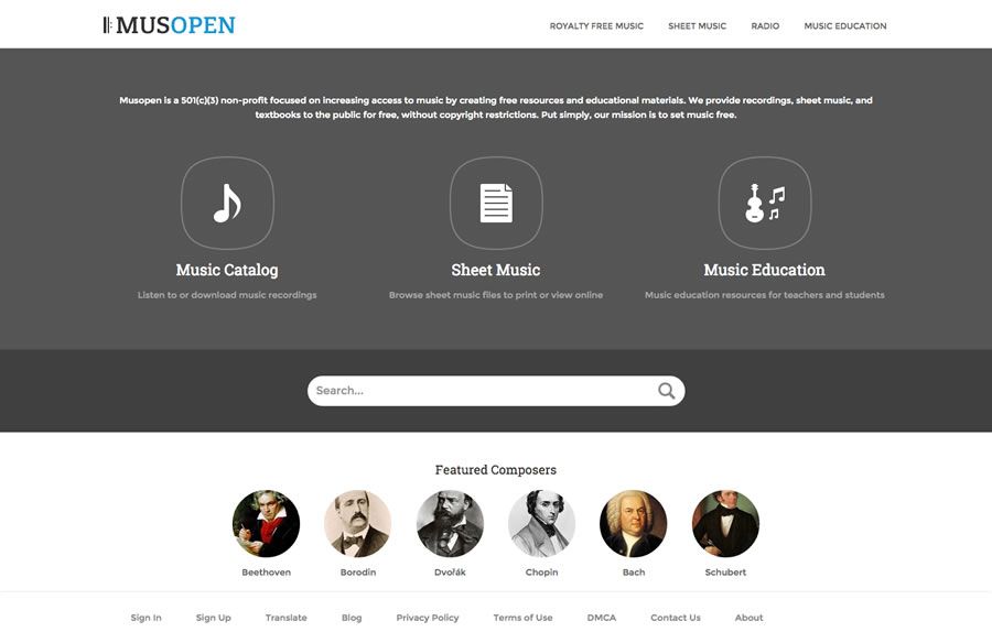Musopen, una web para escuchar música clásica gratuita